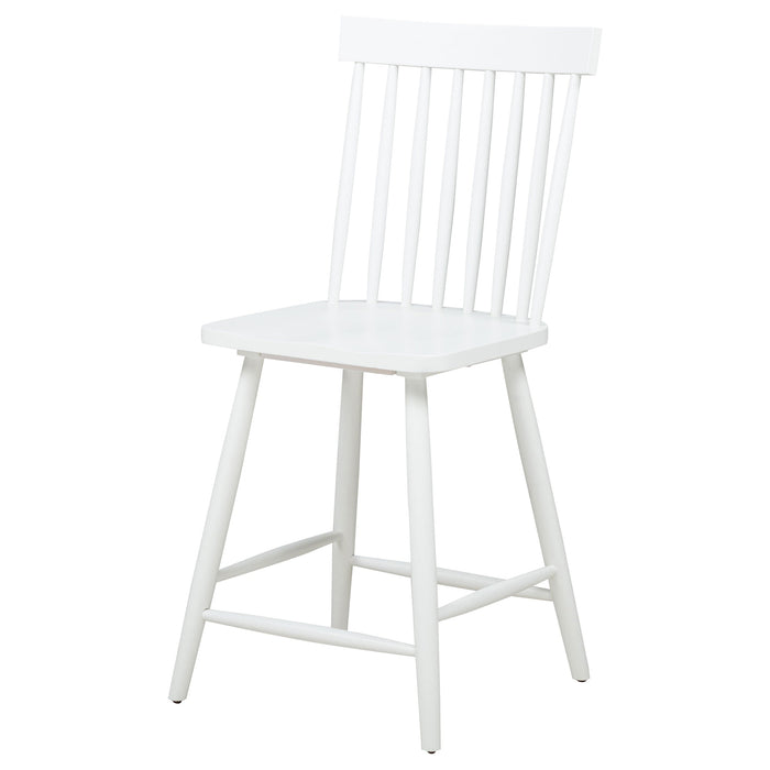 Andrews Windsor Counter Height Dining Side Chair (Set of 2)