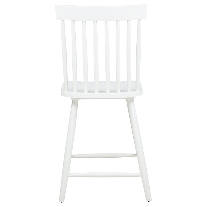 Andrews Windsor Counter Height Dining Side Chair (Set of 2)