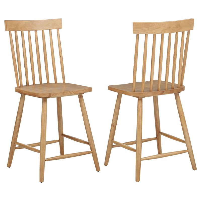 Sillas de comedor Andrews Windsor de altura de mostrador (juego de 2)
