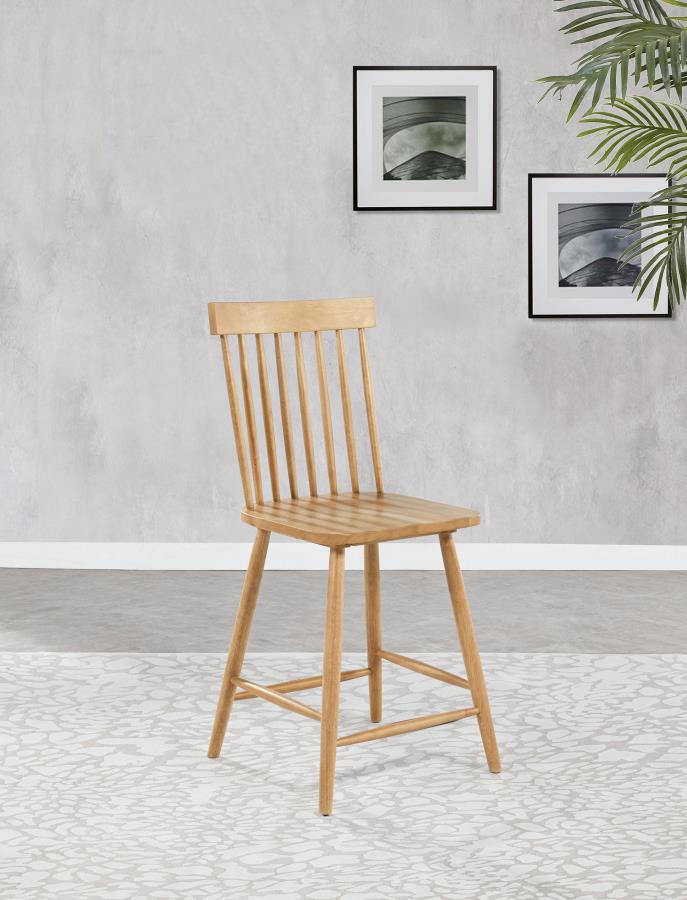 Sillas de comedor Andrews Windsor de altura de mostrador (juego de 2)