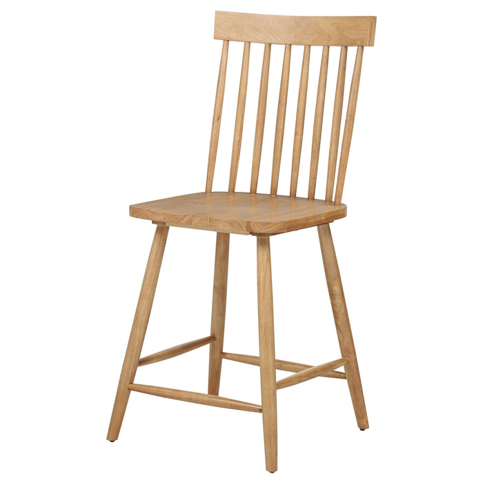 Andrews Windsor Counter Height Dining Side Chair (Set of 2)