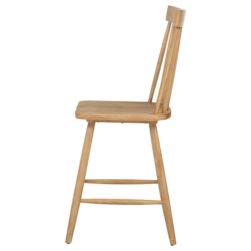 Sillas de comedor Andrews Windsor de altura de mostrador (juego de 2)