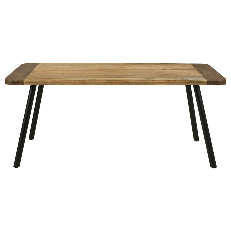 Mesa de comedor Maverick de 70 pulgadas de madera maciza de mango natural