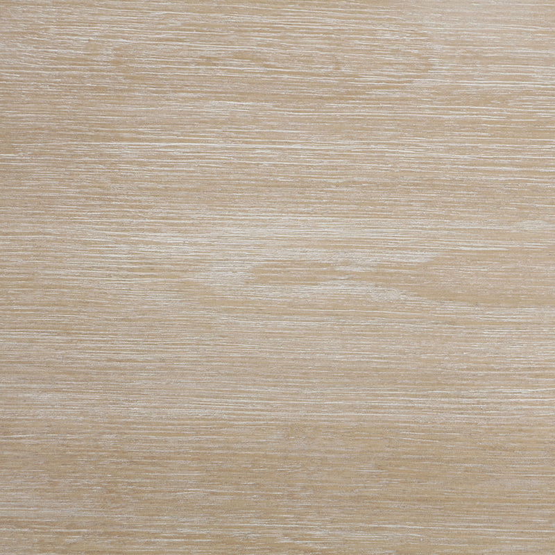 Silla de comedor auxiliar Trofello acolchada, lavada en blanco (juego de 2)