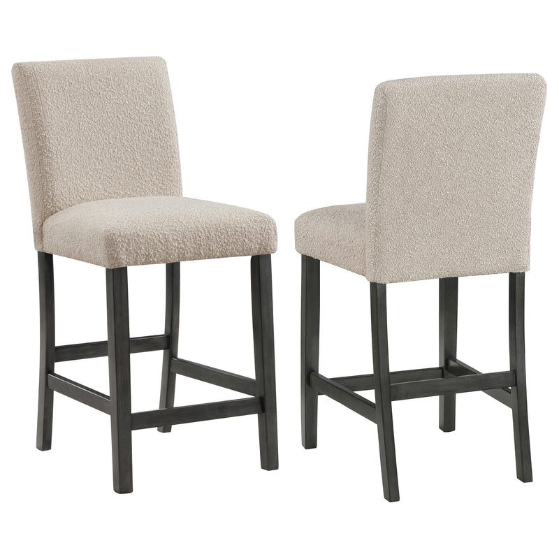 Alba Boucle Upholstered Counter Chair (Set of 2)
