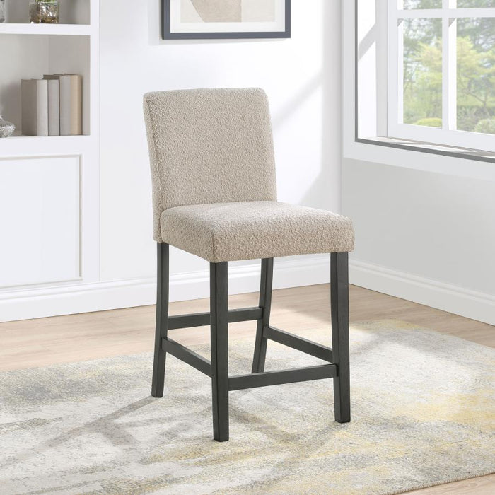 Alba Boucle Upholstered Counter Chair (Set of 2)