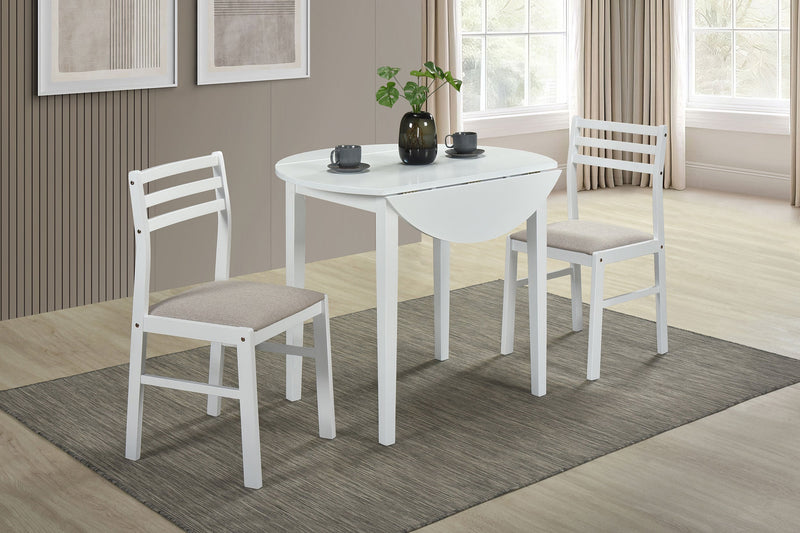Bucknell Round Drop Leaf Dining Table Set