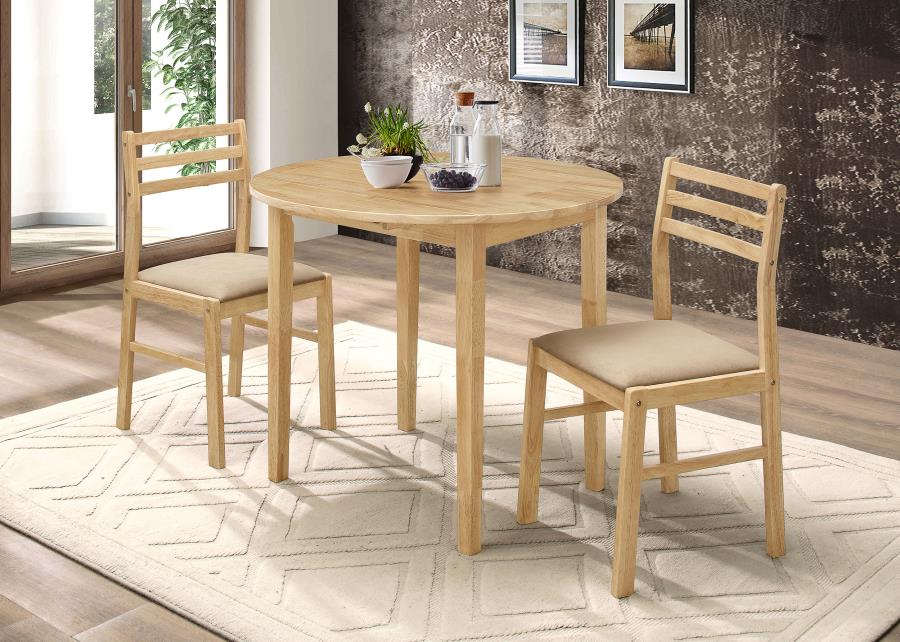 Bucknell Round Drop Leaf Dining Table Set