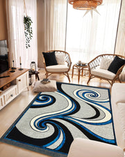 STAR Rug DESIGN 1308 Grey 8x11 (7'8x10'8")"