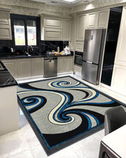 STAR Rug DESIGN 1308 Turquoise 8x11 (7'8x10'8")"