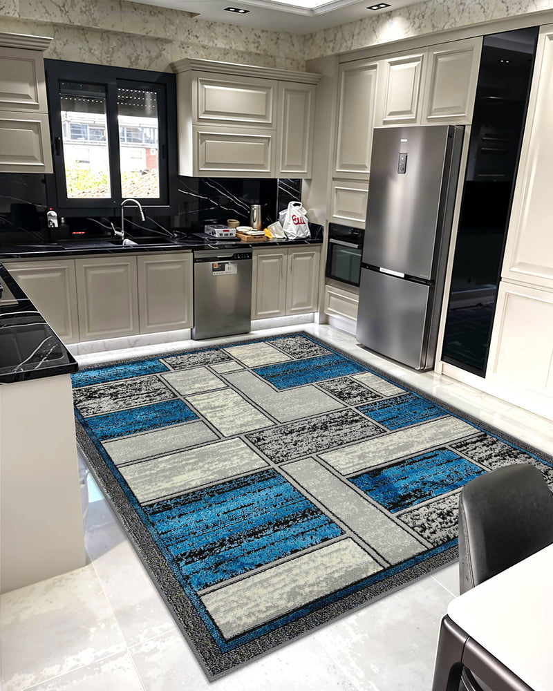 STAR Rug DESIGN 1309 Red 5x8 (5'2x7'5")"