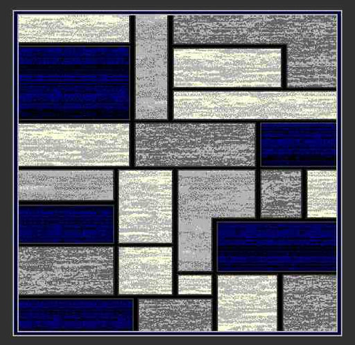 STAR Rug DESIGN 1309 Navy 8x11 (7'8x10'8")"