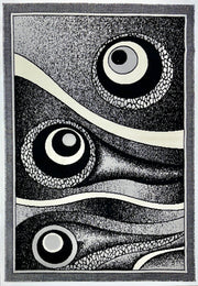 STAR Rug DESIGN 1311 Turquoise 5x8 (5'2x7'5")"