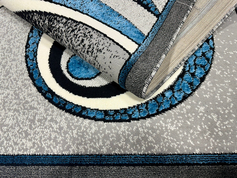STAR Rug DESIGN 1311 Grey 8x11 (7'8x10'8")"