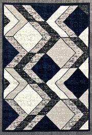 STAR Rug DESIGN 1312 Navy 5x8 (5'2x7'5")"