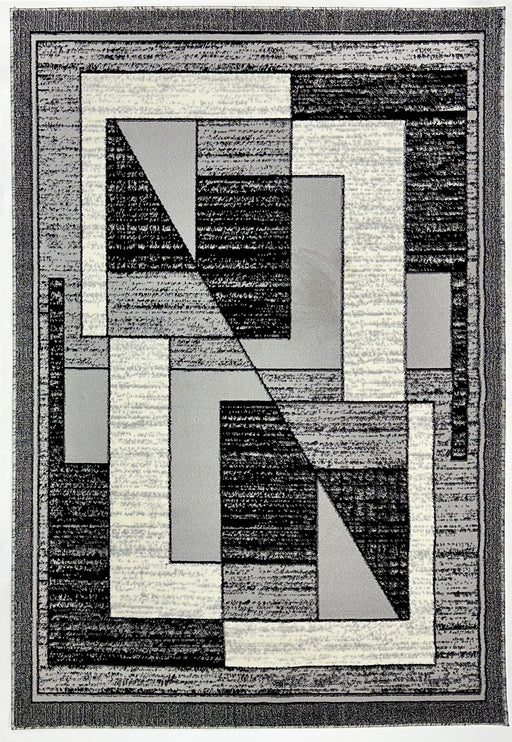 STAR Rug DESIGN 1316 Black 8x11 (7'8x10'8")"