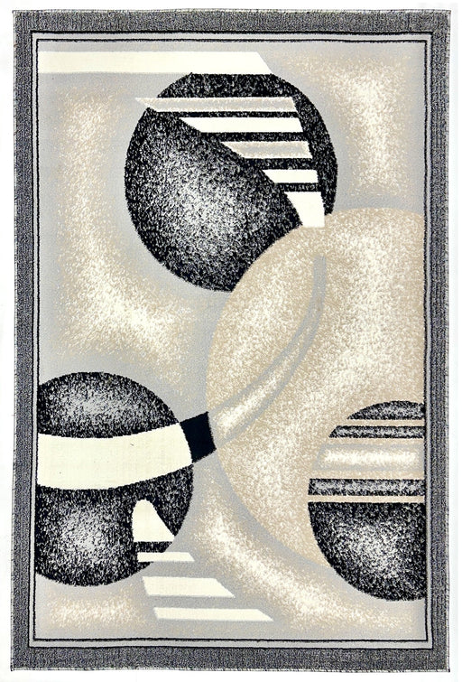 STAR Rug DESIGN 1317 Grey 5x8 (5'2x7'5")"