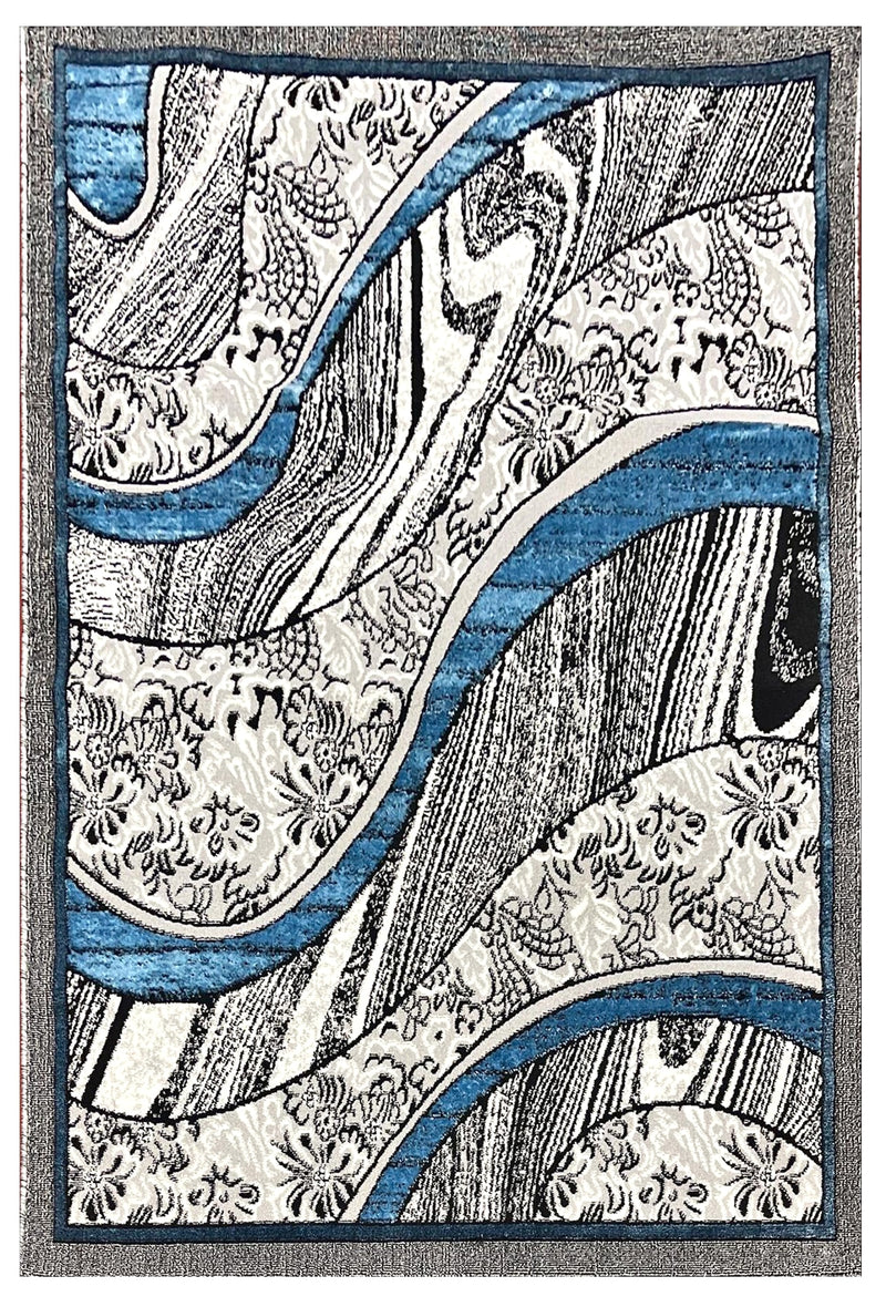 STAR Rug DESIGN 1321 Turquoise 8x11 (7'8x10'8")"