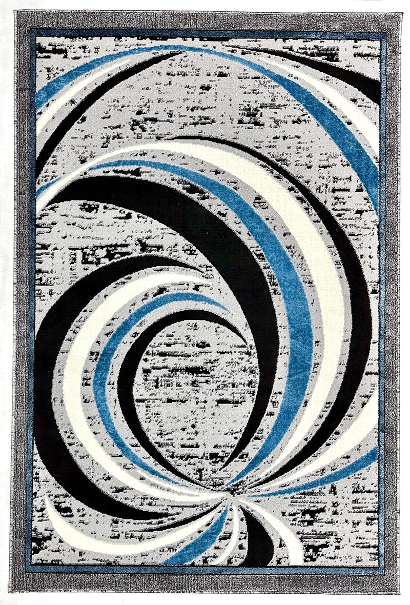 STAR Rug DESIGN 1322 Turquoise 5x8 (5'2x7'5")"
