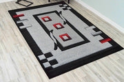 PREMIUM Rug Design 1347 Black 8x11 (7'8x10'8")"