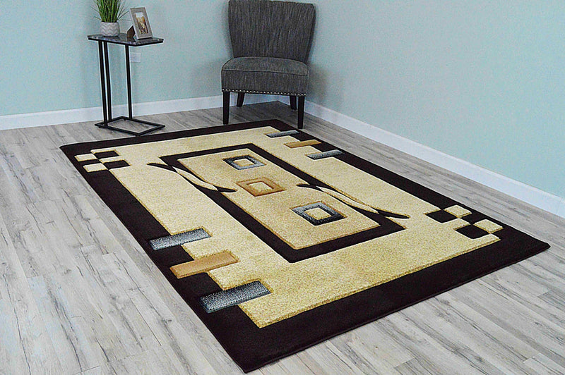 PREMIUM Rug Design 1347 Turquoise 5x8 (5'2x7'5")"