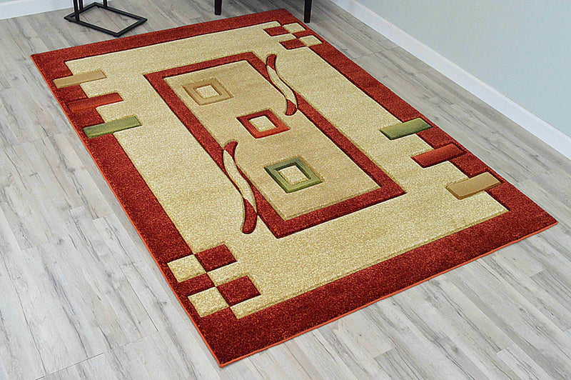 PREMIUM Rug Design 1347 Grey 4x6 (3'9x5'3")"