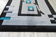 PREMIUM Rug Design 1347 Grey 7 Foot Round (6'6x6'6" Round)"