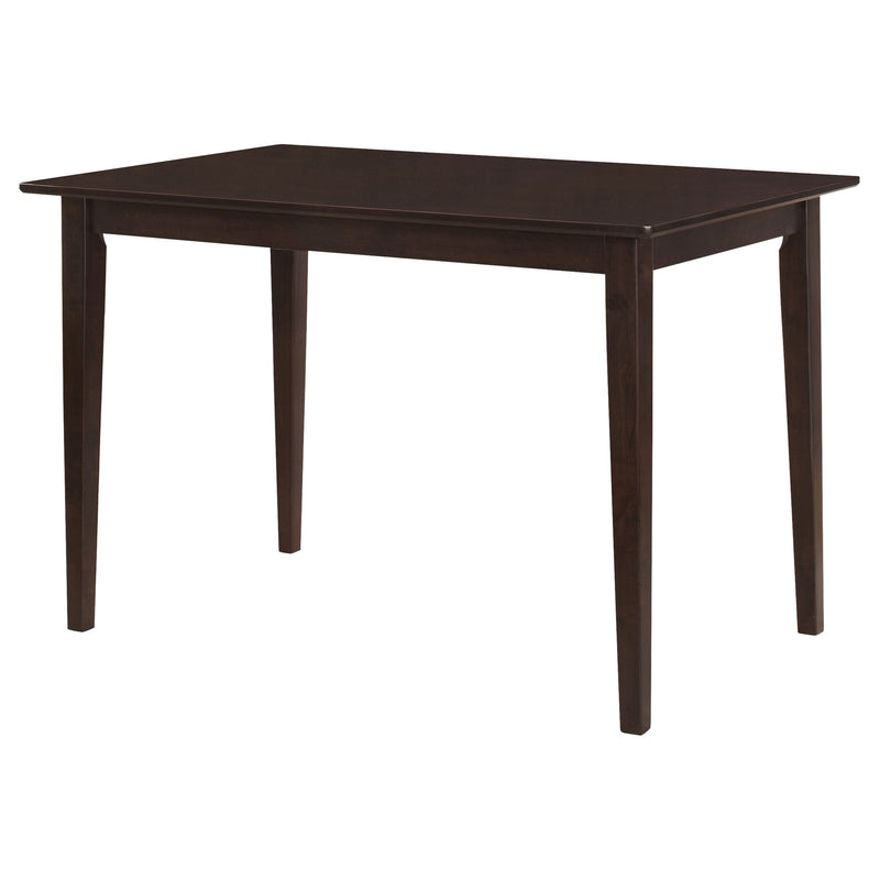Juego de mesa de comedor rectangular de 5 piezas Gomez, Capuchino