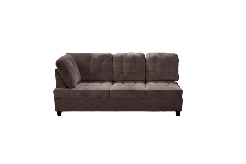 Crew Espresso Sofa/Chaise Living Room Collection