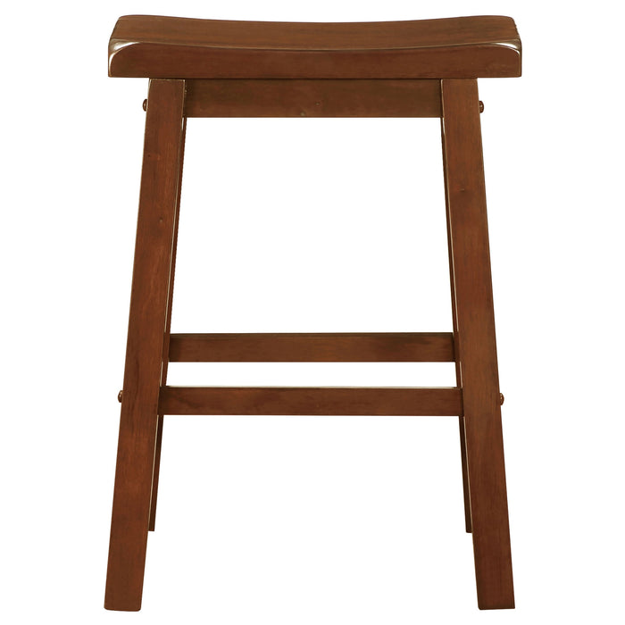 Durant Wooden Bar Stools Chestnut (Set of 2)