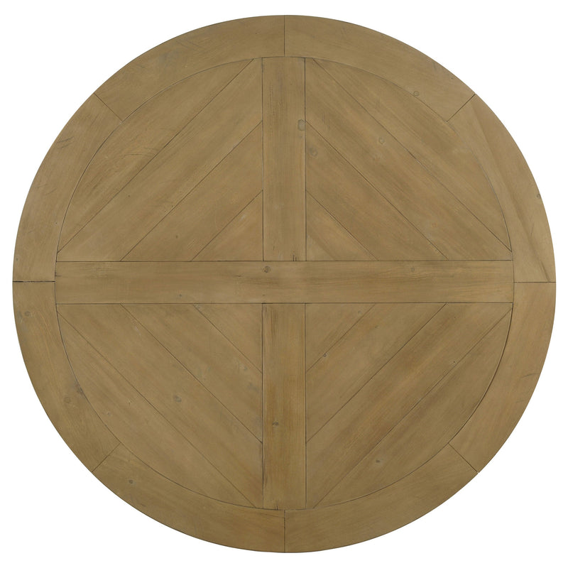 Florence Round Dining Table Set Rustic Honey