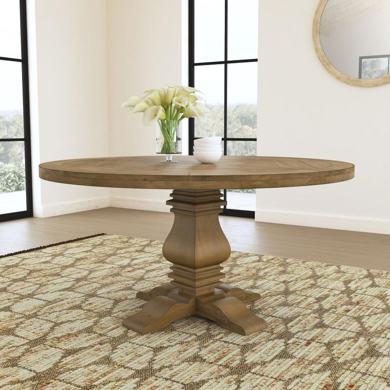 Mesa de comedor de madera Florence de 60 pulgadas