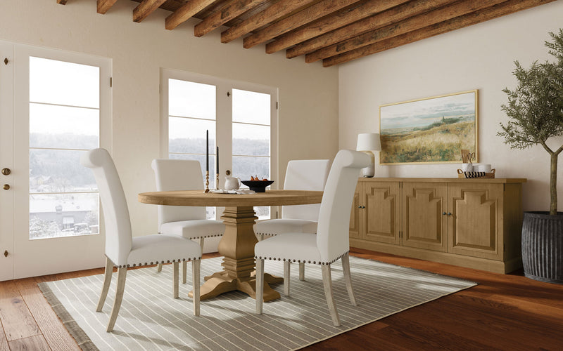 Mesa de comedor de madera Florence de 60 pulgadas