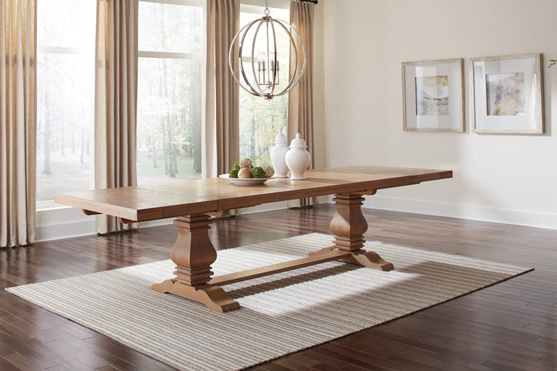 Mesa de comedor extensible Florence de 126 pulgadas