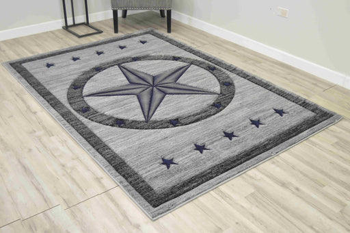 PREMIUM Rug Design 1806 Navy 7 Foot Round (6'6x6'6" Round)"