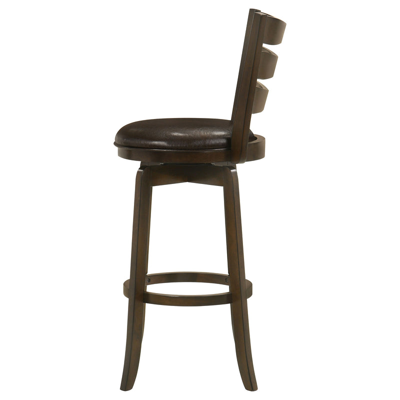 Murphy Wood Pub Height Swivel Bar Chair
