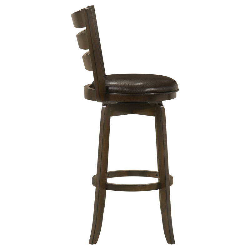 Murphy Wood Pub Height Swivel Bar Chair
