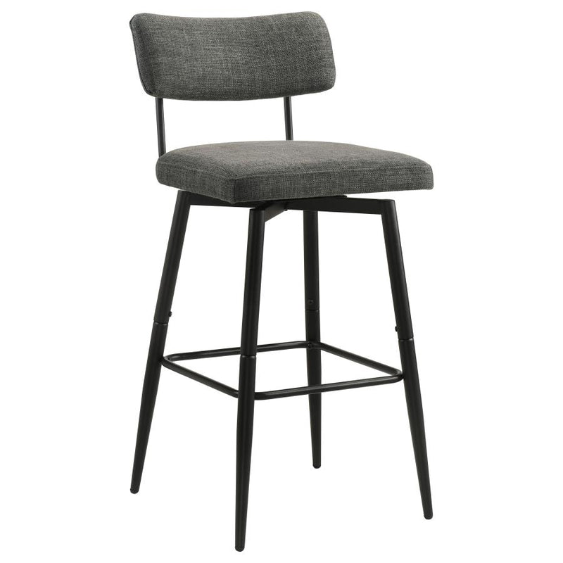Levine Fabric Upholstered Swivel Bar Chair
