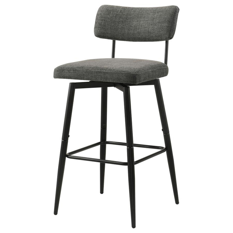 Levine Fabric Upholstered Swivel Bar Chair