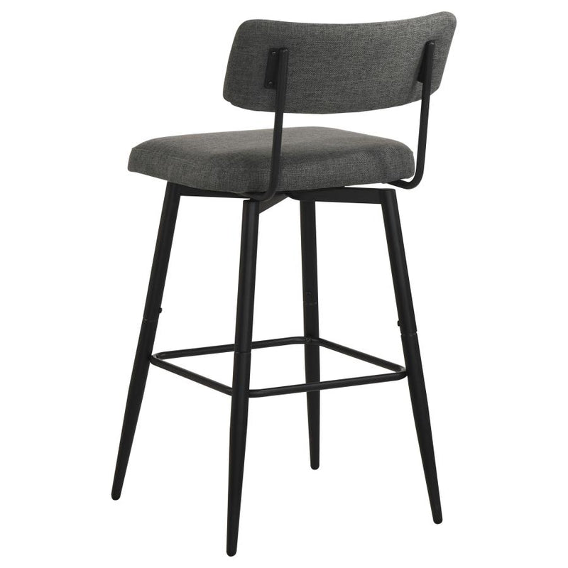 Levine Fabric Upholstered Swivel Bar Chair