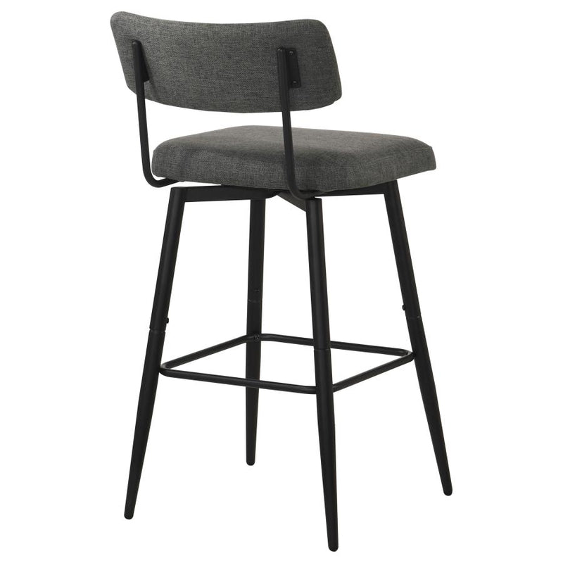Levine Fabric Upholstered Swivel Bar Chair
