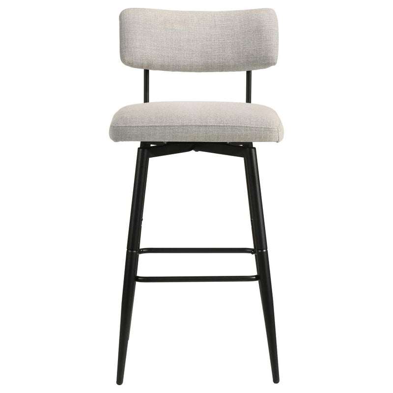 Levine Fabric Upholstered Swivel Bar Chair