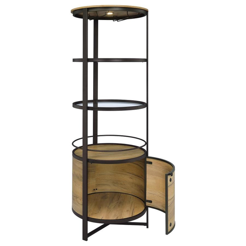 Ritter Round LED Bar Wine Storage Cabinet