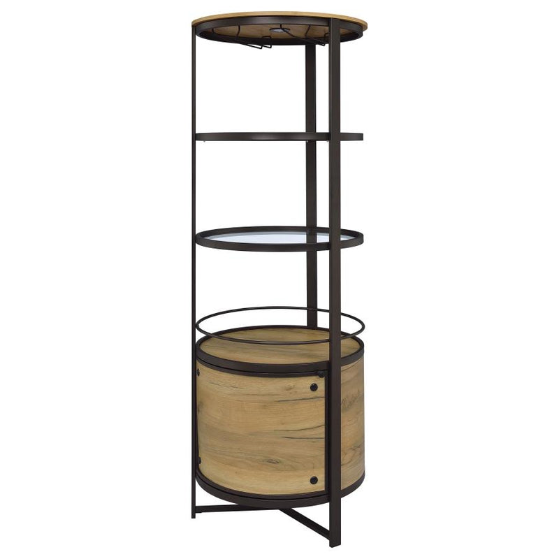 Ritter Round LED Bar Wine Storage Cabinet