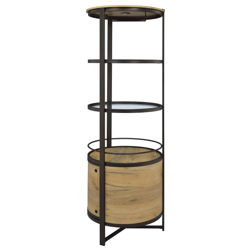 Ritter Round LED Bar Wine Storage Cabinet