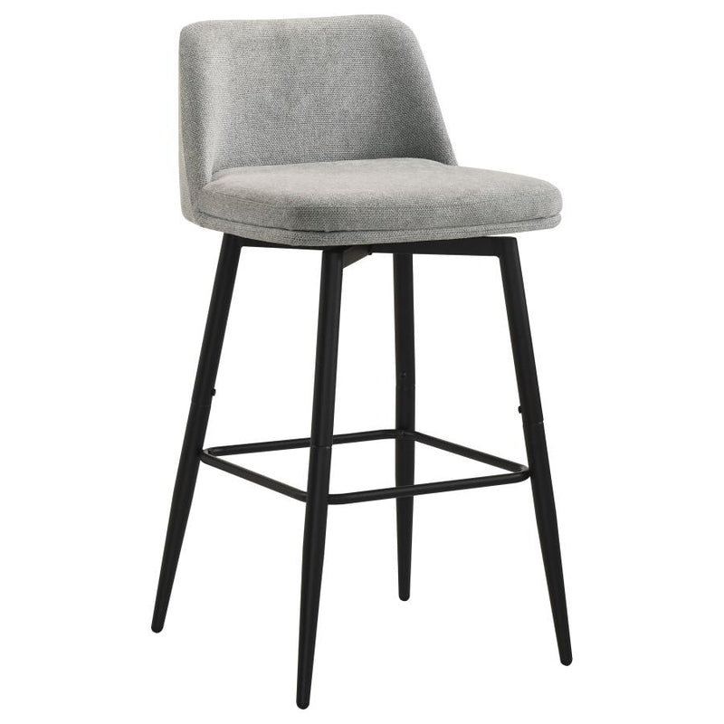 Mellor Fabric Upholstered Swivel Bar Chair
