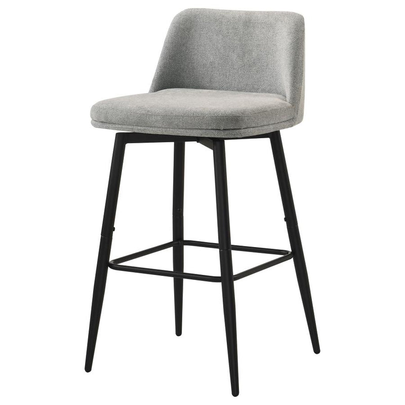 Mellor Fabric Upholstered Swivel Bar Chair