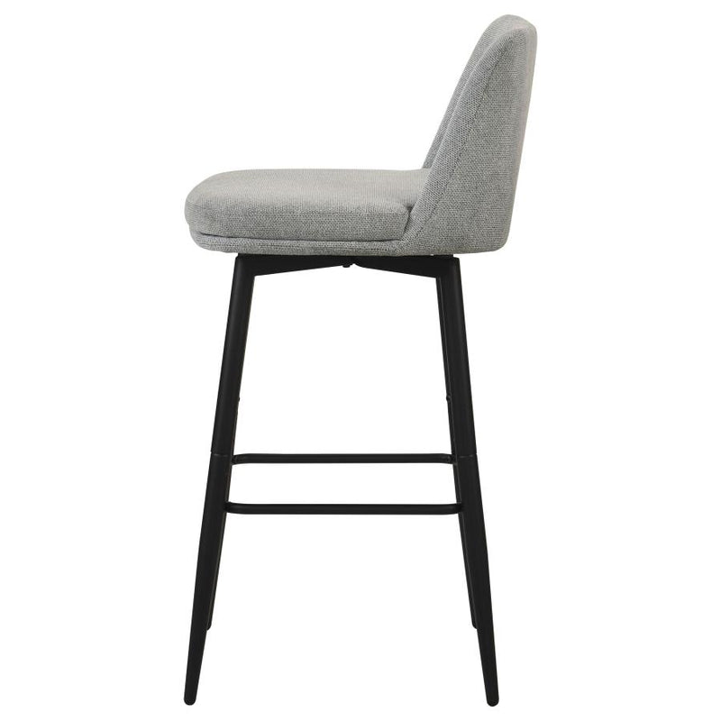 Mellor Fabric Upholstered Swivel Bar Chair