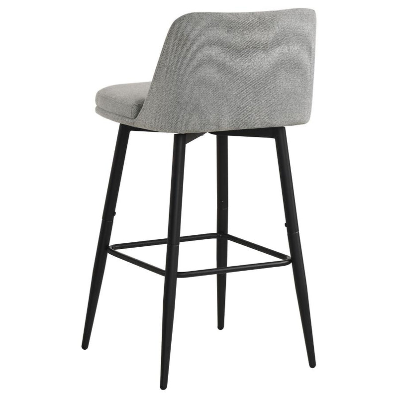 Mellor Fabric Upholstered Swivel Bar Chair