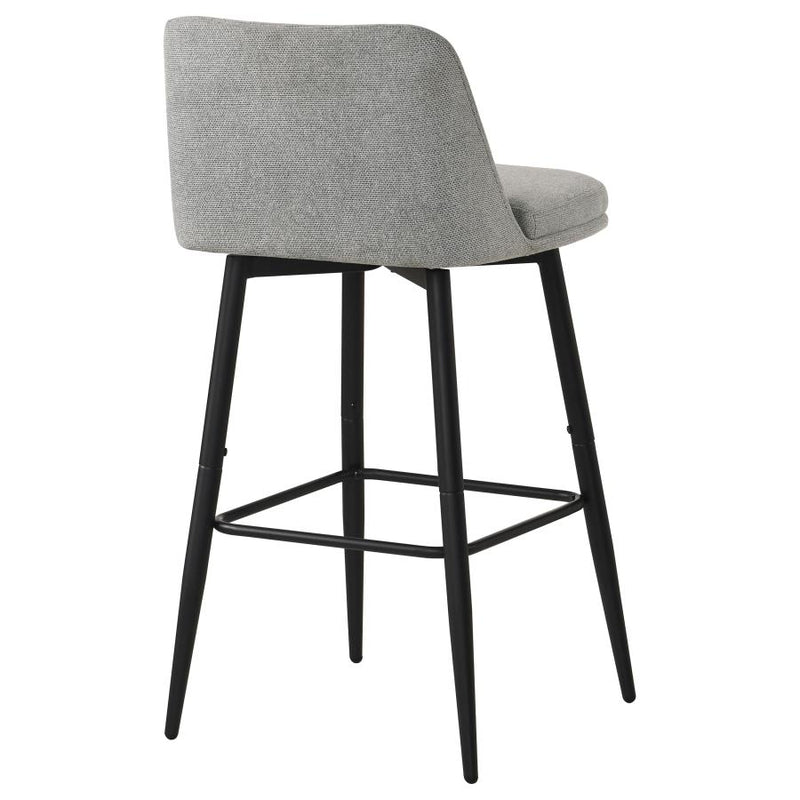 Mellor Fabric Upholstered Swivel Bar Chair